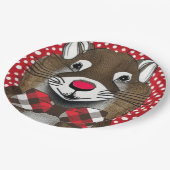 Assiettes En Carton Jour de la marmotte (Angle)