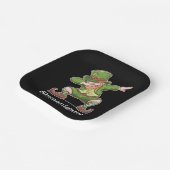 Assiettes En Carton Jour de la Saint Patrick Shenanigator Dabbing Lepr (Angulaire)