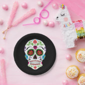 ASSIETTES EN CARTON JOUR DE L'ESSENCE DU SUCRE MORT (Fête)