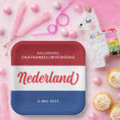 Assiettes En Carton Jour de l'indépendance de Pays-Bas (Fête)