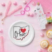 Assiettes En Carton Jour de l'Ohio (Fête)