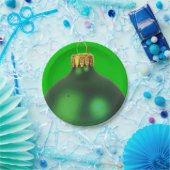 Assiettes En Carton Jour de Noël vert arbre de décoration (Fête)