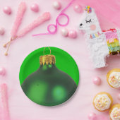 Assiettes En Carton Jour de Noël vert arbre de décoration (Fête)