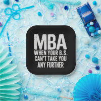 Jour de remise des diplômes de master MBA drôle
