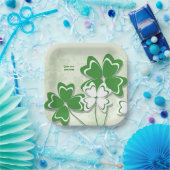 Assiettes En Carton Jour de Saint-Patrick (Fête)