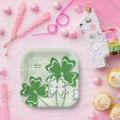 Assiettes En Carton Jour de Saint-Patrick (Fête)