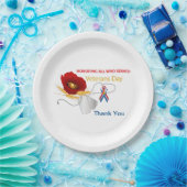 Assiettes En Carton Jour de vétérans (Fête)