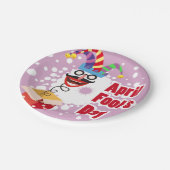 Assiettes En Carton Jour des Fools d'avril (Angle)