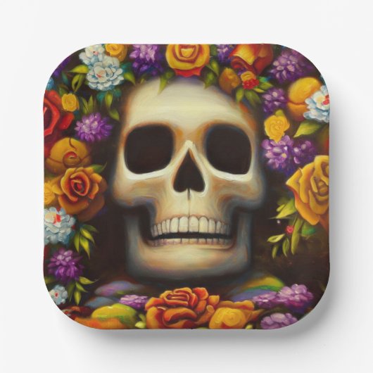 Assiettes En Carton Jour des Morts Ofendra 5 (Recto)