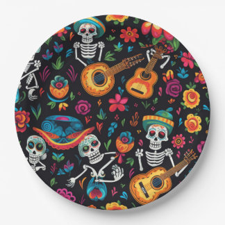 Assiettes En Carton Jour des plaques de papier mort