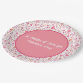 Assiettes En Carton Jour des Véntines (Angle)