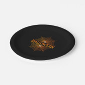 Assiettes En Carton Jour d'Halloween (Angle)
