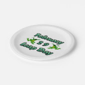 Assiettes En Carton Jour du saut 29 février (Angle)