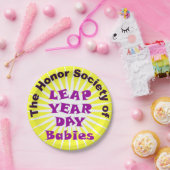 Assiettes En Carton Jour du saut de logo (Fête)