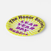 Assiettes En Carton Jour du saut de logo (Angle)