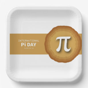 Assiettes En Carton Jour Pi