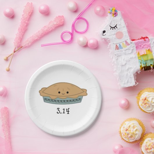 Assiettes En Carton Jour Pi 3.14 (Fête)
