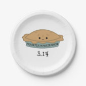 Assiettes En Carton Jour Pi 3.14 (Devant)