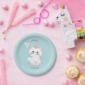 Assiettes En Carton Jour Purr-fect Chat Anniversaire (Fête)