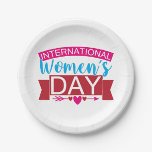 Assiettes En Carton Journée internationale de la femme