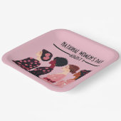 Assiettes En Carton Journée nationale de la femme Les femmes du monde (Angulaire)