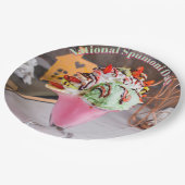 Assiettes En Carton Journée nationale des spumoni (Angle)