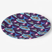 Assiettes En Carton Jours De Chiens D'Été (Angle)