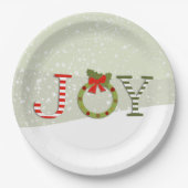 Assiettes En Carton Joy - Noël (Devant)