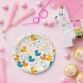 Assiettes En Carton Joyeuse baignade une patte de canards Motif II (Fête)