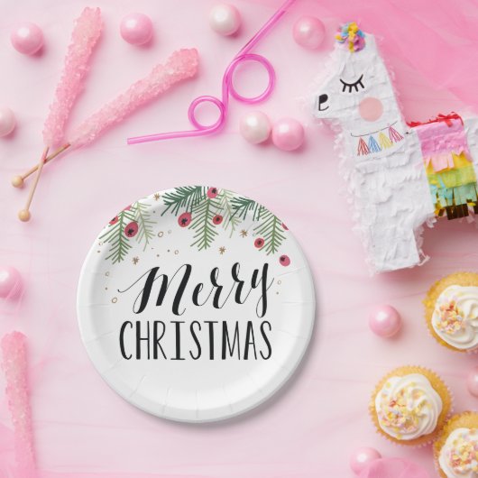 Assiettes En Carton Joyeuse collection de baie (Fête)