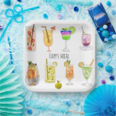 Assiettes En Carton Joyeuse fête d'anniversaire Unique image de cockta (Fête)