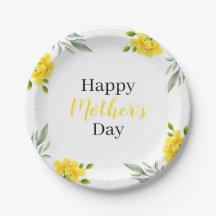 Joyeuse fête des mères Fête des fleurs jaunes et F