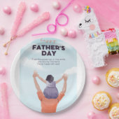 Assiettes En Carton Joyeuse fête des pères, (Fête)