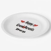 Assiettes En Carton Joyeuse Journée des grands parents (Angle)