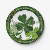 Assiettes En Carton Joyeuse Saint-Patrick (Devant)