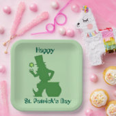 ASSIETTES EN CARTON JOYEUSE SAINT-PATRICK LEPRECHAUN (Fête)