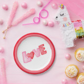 Assiettes En Carton Joyeuse Saint-Valentin (Fête)