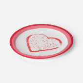 Assiettes En Carton Joyeuse Saint-Valentin (Angle)