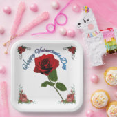 Assiettes En Carton Joyeuse Saint-Valentin (Fête)