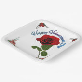 Assiettes En Carton Joyeuse Saint-Valentin (Angulaire)