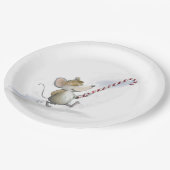 Assiettes En Carton Joyeuse souris plus plaque de papier (Angle)