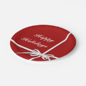 Assiettes En Carton Joyeuses fêtes (Angle)