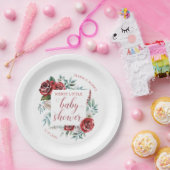 Assiettes En Carton Joyeuses petites plaques de Noël Baby shower (Fête)