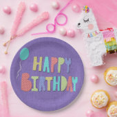 Assiettes En Carton Joyeuses Plaques de fête d'anniversaire (Fête)