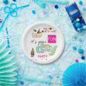 Assiettes En Carton Joyeuses Plaques de papier d'anniversaire FUN Cupc (Fête)