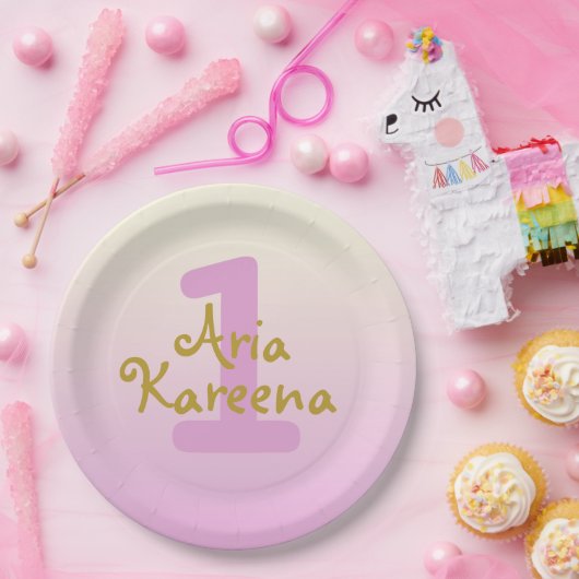 Assiettes En Carton Joyeuses Plaques Papier Anniversaire Ombre Beige R (Fête)