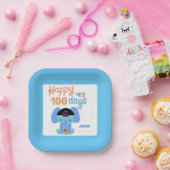 Assiettes En Carton Joyeux 100 Jours Baek-il Elephant Personnalisé (Fête)