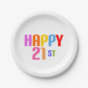 Assiettes En Carton Joyeux 21ème