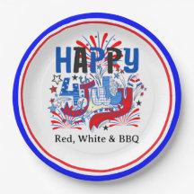 Joyeux 4 juillet Célébration Texte personnalisé