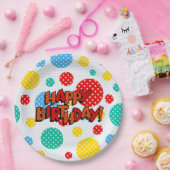 Assiettes En Carton Joyeux anniversaire (Fête)